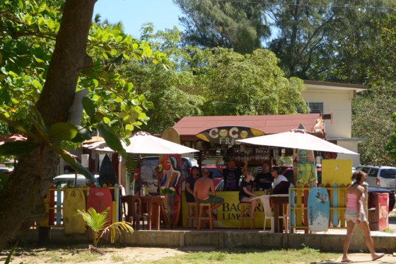 There were plenty of places to sample the sponsors!