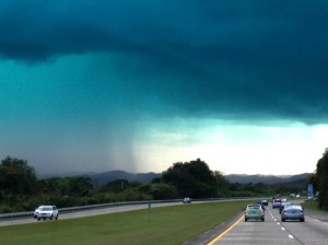 Spooky weather on the way