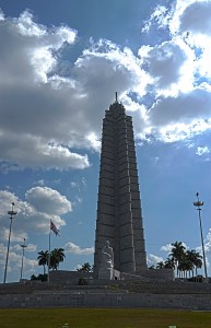 The monument to José Marti in Revolution Square