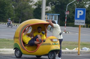 A Coco Taxi!