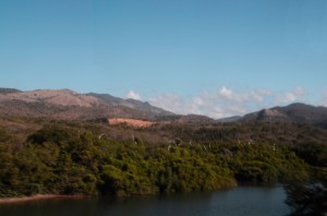 The countryside - from a moving bus - but you get the idea I hope.