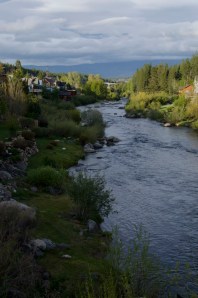 The Truckee River runs through town.