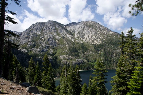 Quintessential view of Lake Tahoe and the mountains