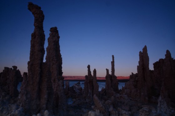Tufa by sunset