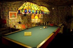 Elvis's pool room