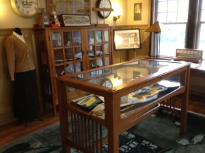 One view of the current Parker Pen Collection exhibit. 