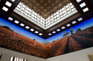 Two walls of the 360 degree video screen. Impressive!