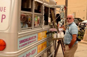 Food truck visit at the Art Fair. For Oscar! Sure...