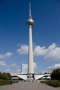 The sun's out!  TV Tower