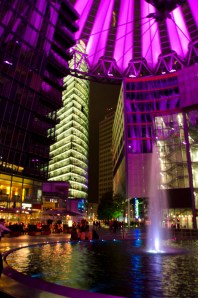From inside the Sony Center
