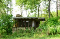 A usonian house, now used by a FLW School of Architecture professor.