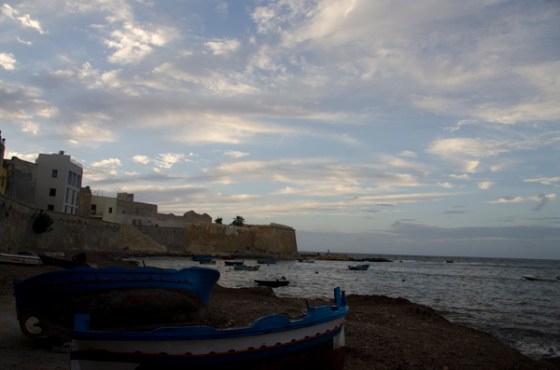 Sunset over Trapani