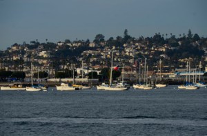 This is the same flight - first in the air and then as it touches down.