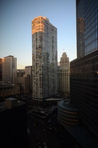The view from my room at the Langham Hotel. I absolutely love Chicago - my first big city adventures were here as a child.