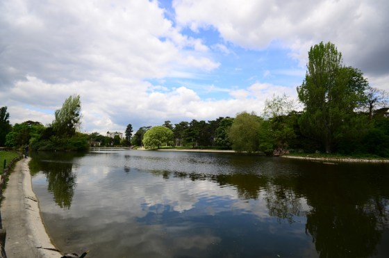 This was the only picture I took in the Bois du Boulougne - on the only day we have seen the sun!