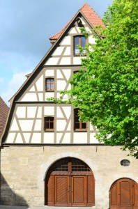 This was a variation on the half-timbered house style that we only saw in Rothenburg.
