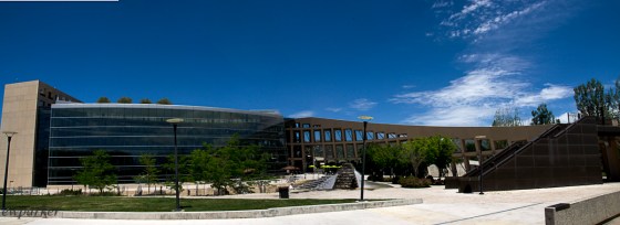 Panorama of the very cool Library Building