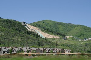 We did drive up to this place - the Olympic Training facility (ski jump showing here) but did not stop to visit.  You can tour the facility in all seasons.