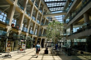 This is the Atrium of the Library.