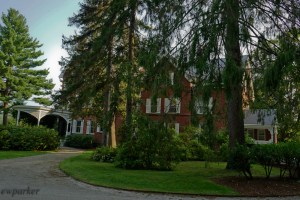 A view of the Billings-Rockefeller house