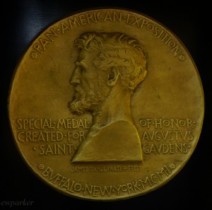 This gives you an idea of what Augustus Saint-Gaudens looked like.