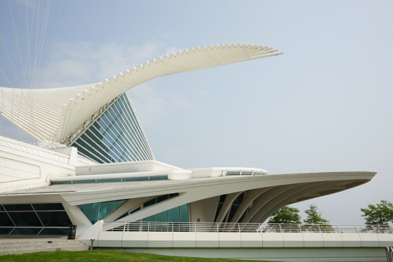 The Milwaukee Art Museum - Quadracci Pavillion designed by Santiago Calatrava