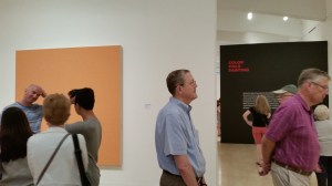 Milwaukee Art Museum Show "Van Gogh to Pollock: Modern Rebels" gallery shot. Note the head scratching!