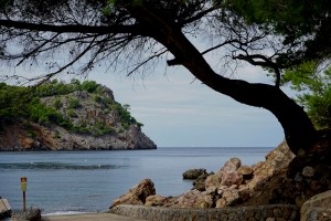 Cala Tuent at sea level.