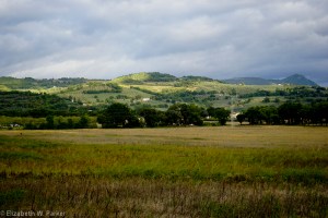 How the world changes when the sun shines! This was along the walk to Spello.