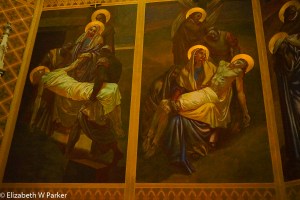 Paintings by Slovko Pengov in the Church of St. Martin. 