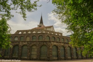 The Italian Charnel House - Here you can see the arches where the soldiers' names appear