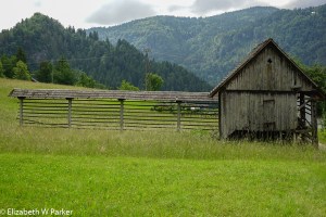 Typical hay rack