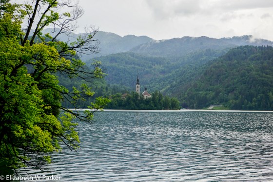 The first, but not the last, image you will see of the famous chapel on Lake Bled.