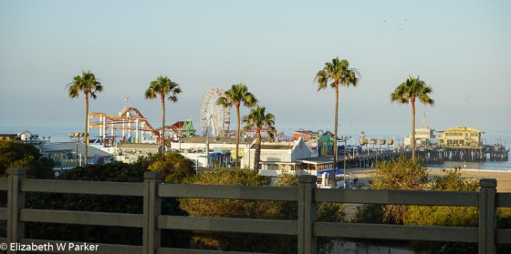 Santa Monica Pier from Palisades Park