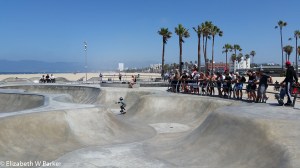 Skateboard Park at Venice Beach (The kid is about 6.)