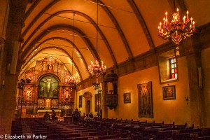 Interior of the Carmel Mission