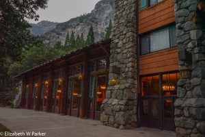 Windows of the Ahwahnee Hotel Dining room