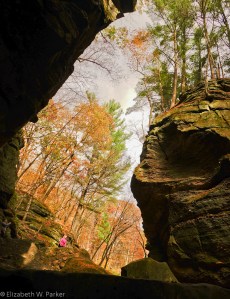 One of the many wonderful views around the stream's course through the rock.