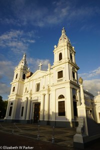 The cathedral of Ponce in the late afternoon sun.
