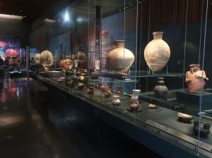Beautifully displayed artifacts of pre-colombian art